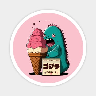 kawaii godzilla Magnet